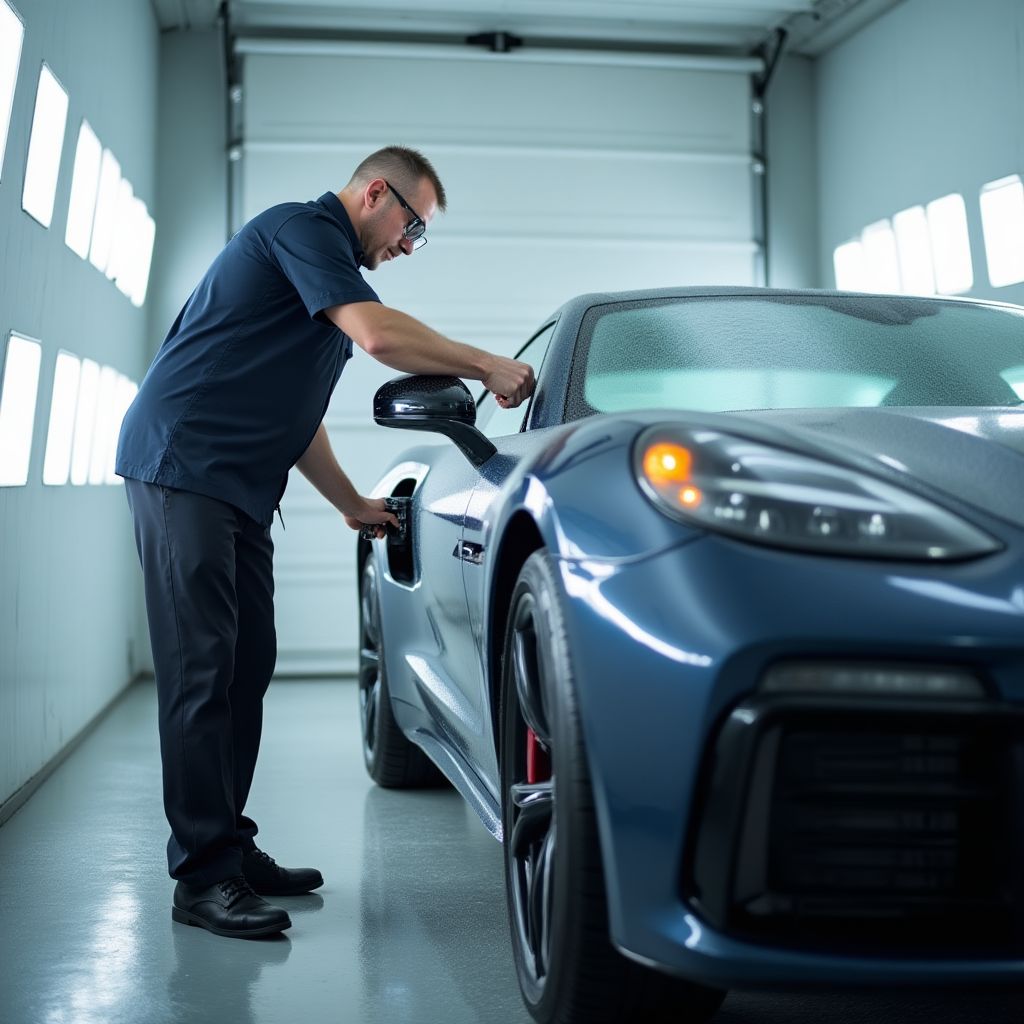 Atelier de carrosserie